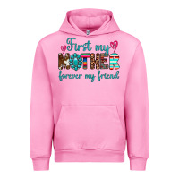 Fuchsia Pink first my mother forever my friend Urban Hoodie - Artiststas