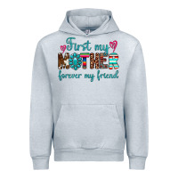 Heather Grey first my mother forever my friend Urban Hoodie - Artiststas