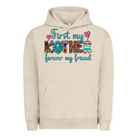 Pigment French Oak first my mother forever my friend Urban Hoodie - Artiststas