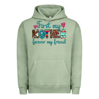 Pigment Oil Green first my mother forever my friend Urban Hoodie - Artiststas