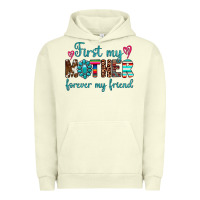 Pigment Pistachio first my mother forever my friend Urban Hoodie - Artiststas