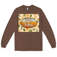 Chestnut retro fall vibes Long Sleeve Tee - TumblerDesignByShophia