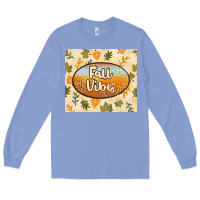 Colony Blue retro fall vibes Long Sleeve Tee - TumblerDesignByShophia