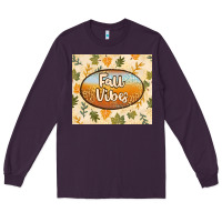 Plum retro fall vibes Long Sleeve Tee - TumblerDesignByShophia