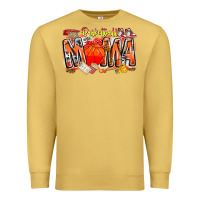 Antique Gold basketball mama Premium Sweatshirt - CowhideDigitalArt