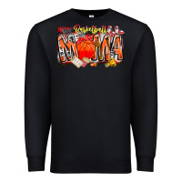 Black basketball mama Premium Sweatshirt - CowhideDigitalArt