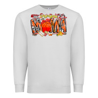Dove Grey basketball mama Premium Sweatshirt - CowhideDigitalArt