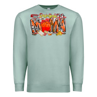 Seafoam basketball mama Premium Sweatshirt - CowhideDigitalArt