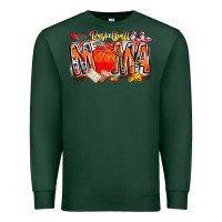 Sports Green basketball mama Premium Sweatshirt - CowhideDigitalArt