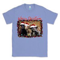 Colony Blue Merry Christmas Cows Classic Tee - Bettercallsaul