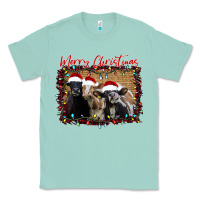 Seafoam Merry Christmas Cows Classic Tee - Bettercallsaul