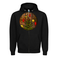 Black christmas Zipper Hoodie - BundleAndBundleShop