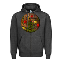 Charcoal Heather christmas Zipper Hoodie - BundleAndBundleShop