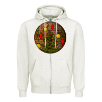 Oatmeal Heather christmas Zipper Hoodie - BundleAndBundleShop