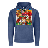 Vintage Denim mexican  seamless pattern Vintage Hoodie - texasbilliewilder