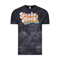 Cloud Black vintage fade yacht rock party boat drinking product Vintage Tee - lanVoArt