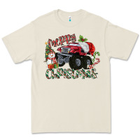 Bone Merry Christmas Monster Truck Premium Tee - MaliasSmallBusiness