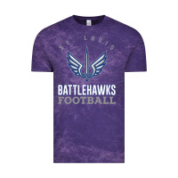 Cloud Purple stl battlehawks football! xfl Vintage Tee - lanVoArt
