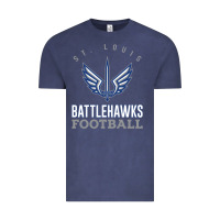 Vintage Denim stl battlehawks football! xfl Vintage Tee - lanVoArt