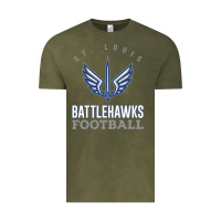 Vintage Olive stl battlehawks football! xfl Vintage Tee - lanVoArt