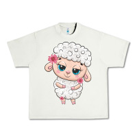 Pistachio cute sheep Urban Heavy Tee - texasbilliewilder