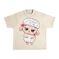 Sandshell cute sheep Urban Heavy Tee - texasbilliewilder