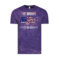 Cloud Purple the divided states of america political humor usa map t shirt Vintage Tee - lanVoArt