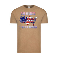 Vintage Coffee the divided states of america political humor usa map t shirt Vintage Tee - lanVoArt