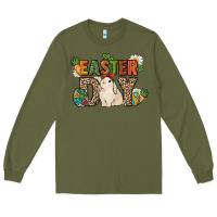Army Green Easter Day Long Sleeve Tee - HowdyJamesFarm