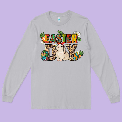Easter Day Long Sleeve Tee Designed By Howdyjamesfarm