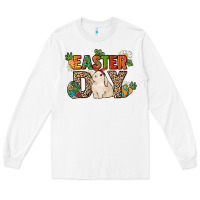 White Easter Day Long Sleeve Tee - HowdyJamesFarm
