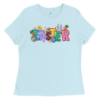 Baby Blue Easter Ladies Tee - NancyCooperArtShop