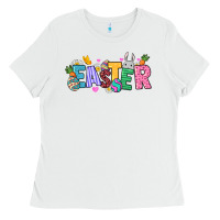White Easter Ladies Tee - NancyCooperArtShop