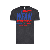 Vintage Black wfan sports radio new york Vintage Tee - lanVoArt