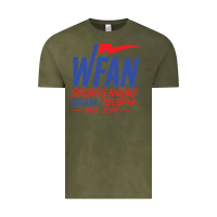 Vintage Olive wfan sports radio new york Vintage Tee - lanVoArt