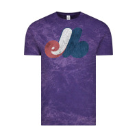 Cloud Purple montreal expos Vintage Tee - lanVoArt