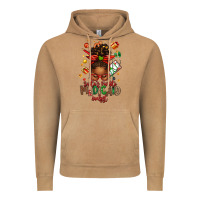 Vintage Camel Santa's Favorite Medicaid Analyst Afro Messy Bun Vintage Hoodie - texasbilliewilder