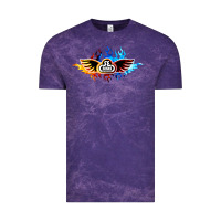 Cloud Purple se bikes bmx bicycle on fire sport blue red Vintage Tee - lanVoArt