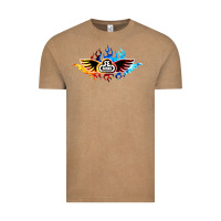 Se Bikes Bmx Bicycle On Fire Sport Blue Red Vintage Tee | Teevron