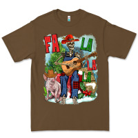 Cacao Fa la la la skeleton farm Premium Tee - NancyCooperArtShop