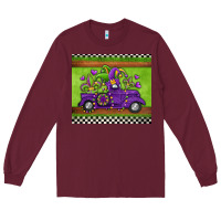 Burgundy mardi gras truck Long Sleeve Tee - Jasminsmagicworld