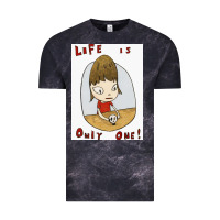 Cloud Black life is only one Vintage Tee - lanVoArt