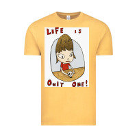 Vintage Mustard life is only one Vintage Tee - lanVoArt
