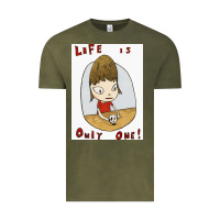 Vintage Olive life is only one Vintage Tee - lanVoArt