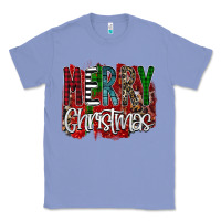 Colony Blue Merry Christmas Buffalo Plaid Leopard Classic Tee - Bettercallsaul