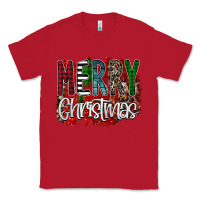 Red Merry Christmas Buffalo Plaid Leopard Classic Tee - Bettercallsaul