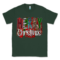 Sports Green Merry Christmas Buffalo Plaid Leopard Classic Tee - Bettercallsaul