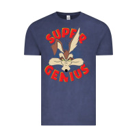 Vintage Denim coyote super genius  1 Vintage Tee - lanVoArt