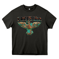 Asphalt aztec free bird Heavy Core Tee - NancyCooperArtShop