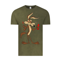 Vintage Olive danger coyote's hole Vintage Tee - lanVoArt